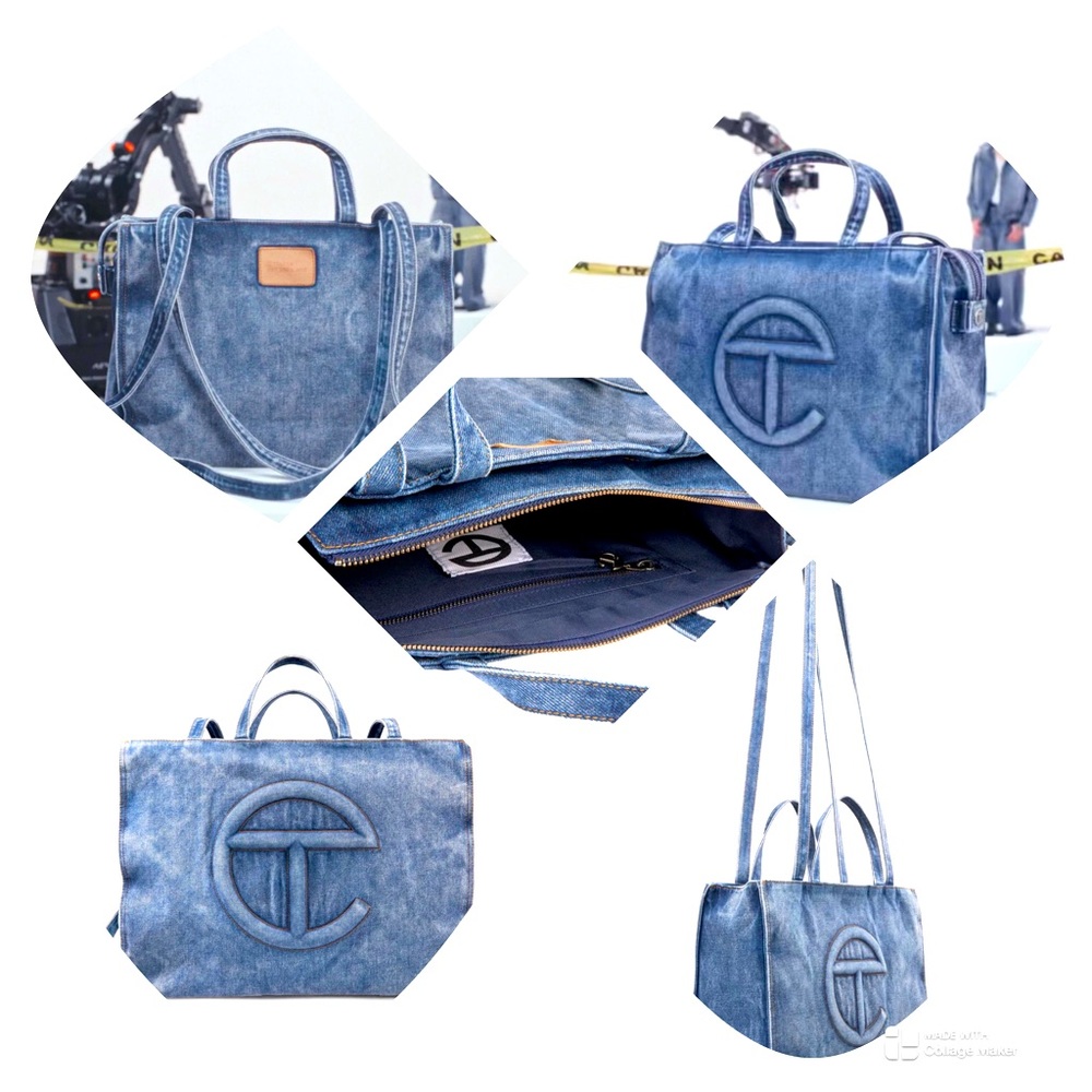 NWT - Denim medium Telfar bag